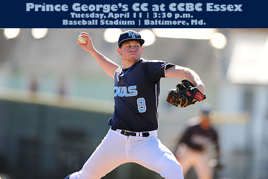 Prince George's Baseball Heads To CCBC Essex For MD JUCO Contest On Tuesday