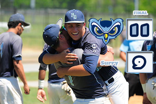 Five-Run Seventh Propels Prince George's Baseball Past Surry 11-9 To Win NJCAA Division III District D And Claim Spot In World Series