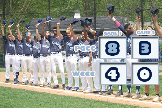 Eighth-Ranked Prince George's Baseball Clinches Top Spot For NJCAA Division III Region XX Tournament With Sweep Of Westmoreland County