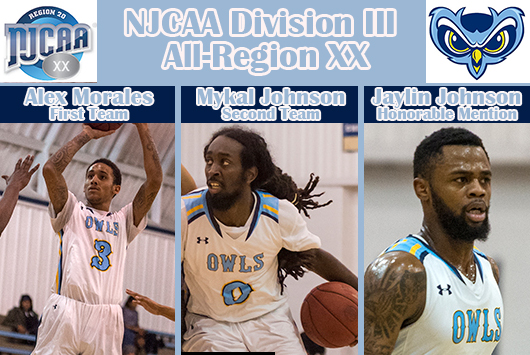 Prince George's Alex Morales, Mykal Johnson And Jaylin Johnson Receive NJCAA All-Region XX Men's Basketball Recognition