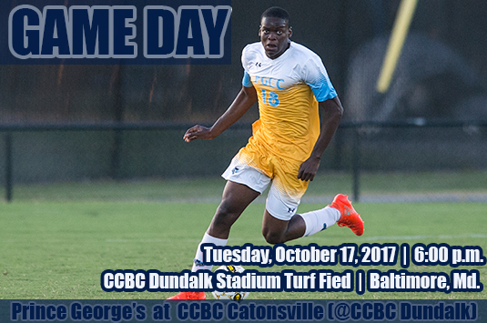 Prince George's Men's Soccer Closes Out Regular Season With Neutral Site Match Against CCBC Catonsville On Tuesday