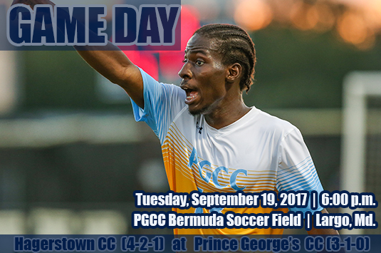 Eighth-Ranked Prince George's Men's Soccer Hosts Hagerstown On Tuesday Night