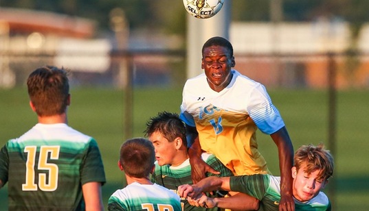 Prince George's Men's Soccer Is "Gold, Jerry! Gold!" In Win Against Cecil