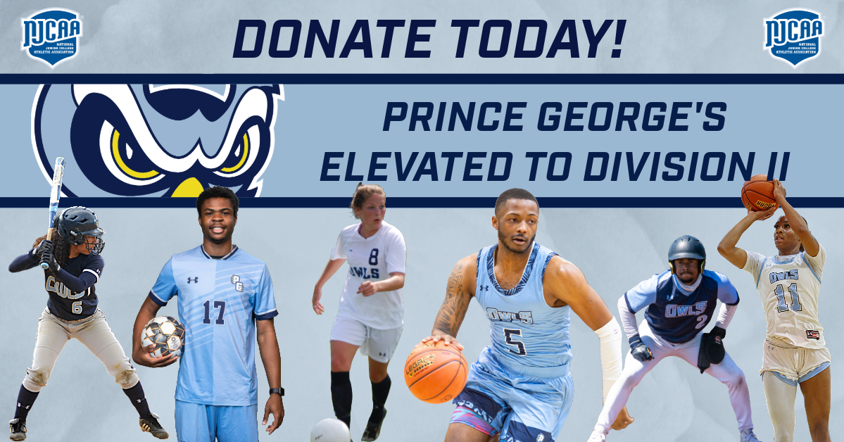 Prince George's Athletics Announces Move to NJCAA Division II